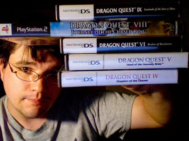 Every main series release of Dragon Quest released from 2005 to 2011. - photo-on-2012-11-07-at-21-19